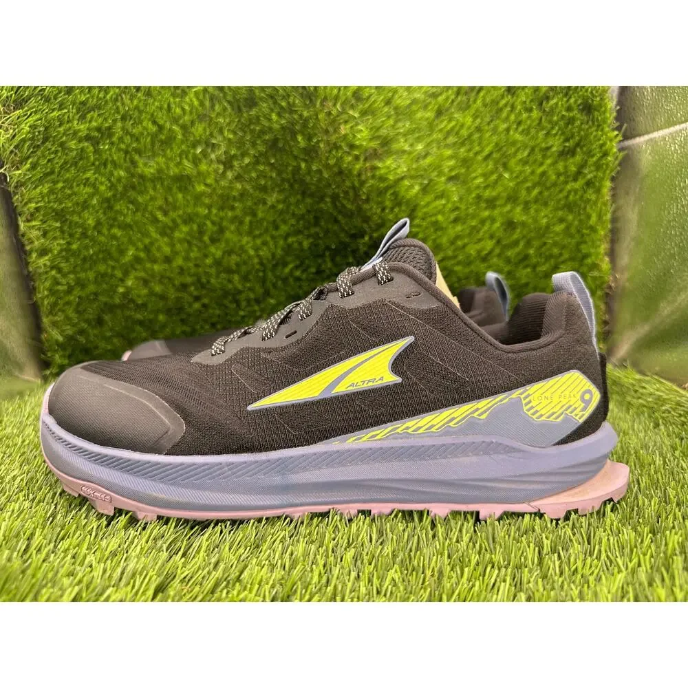 Altra Lone Peak 9 AL0A85PR040 Athletic Sneaker Womens 10 Black Mesh Trail Hiking